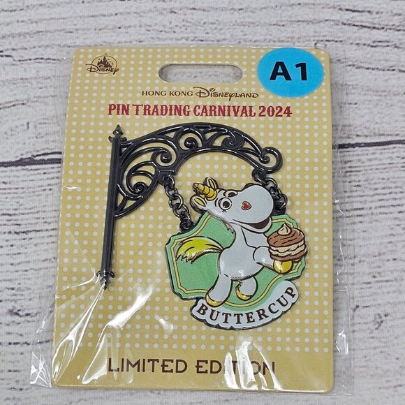 NEW! Disney Pixar Pin HKDL Hong Kong Carnival 2024 Toy Story Buttercup LE600 - Picture 1 of 2